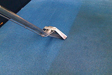 Blue Carpet Cleaned at a School in Romford