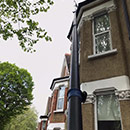 Residential Home with Gutters